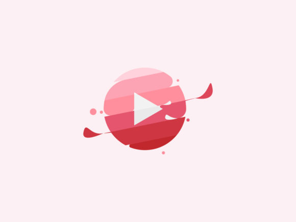 Abstract Video Icon: Versatile Design Asset