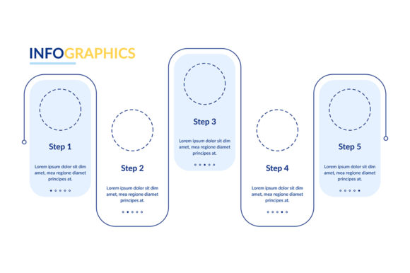 Blank White Vector Infographic Template Guide