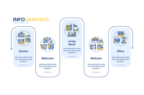 Cleaning Area Vector Infographic Design Guide