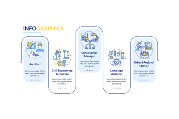 Elevating Contractor Presentations with Professional Civil Engineering Vector Infographics