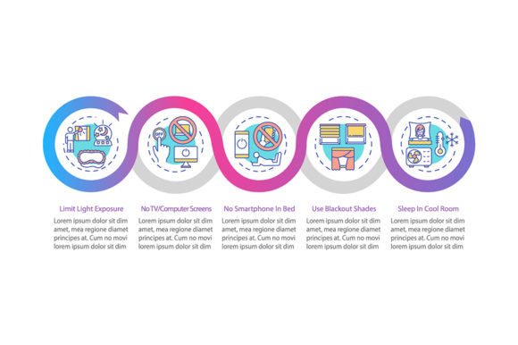 Sleep Improvement Vector Infographic Design Guide