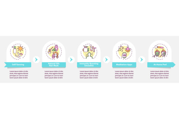 Streamlining Wellness Communication with Beauty Treatments Vector Infographics