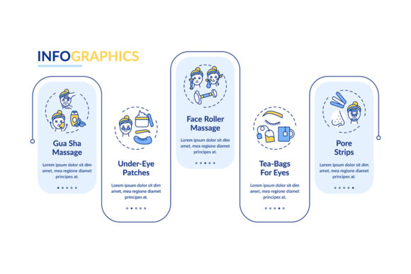 Visualizing Wellness: Leveraging Face Care Procedures Vector Infographics for Effective Communication