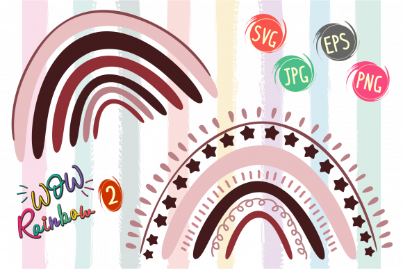WOW Rainbow: Versatile Digital Assets for Modern Crafting and Design